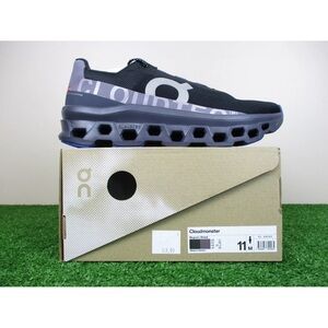 NEW On Cloudmonster Mens 11 Shoes Magnet Shark Black Road Running Trainer